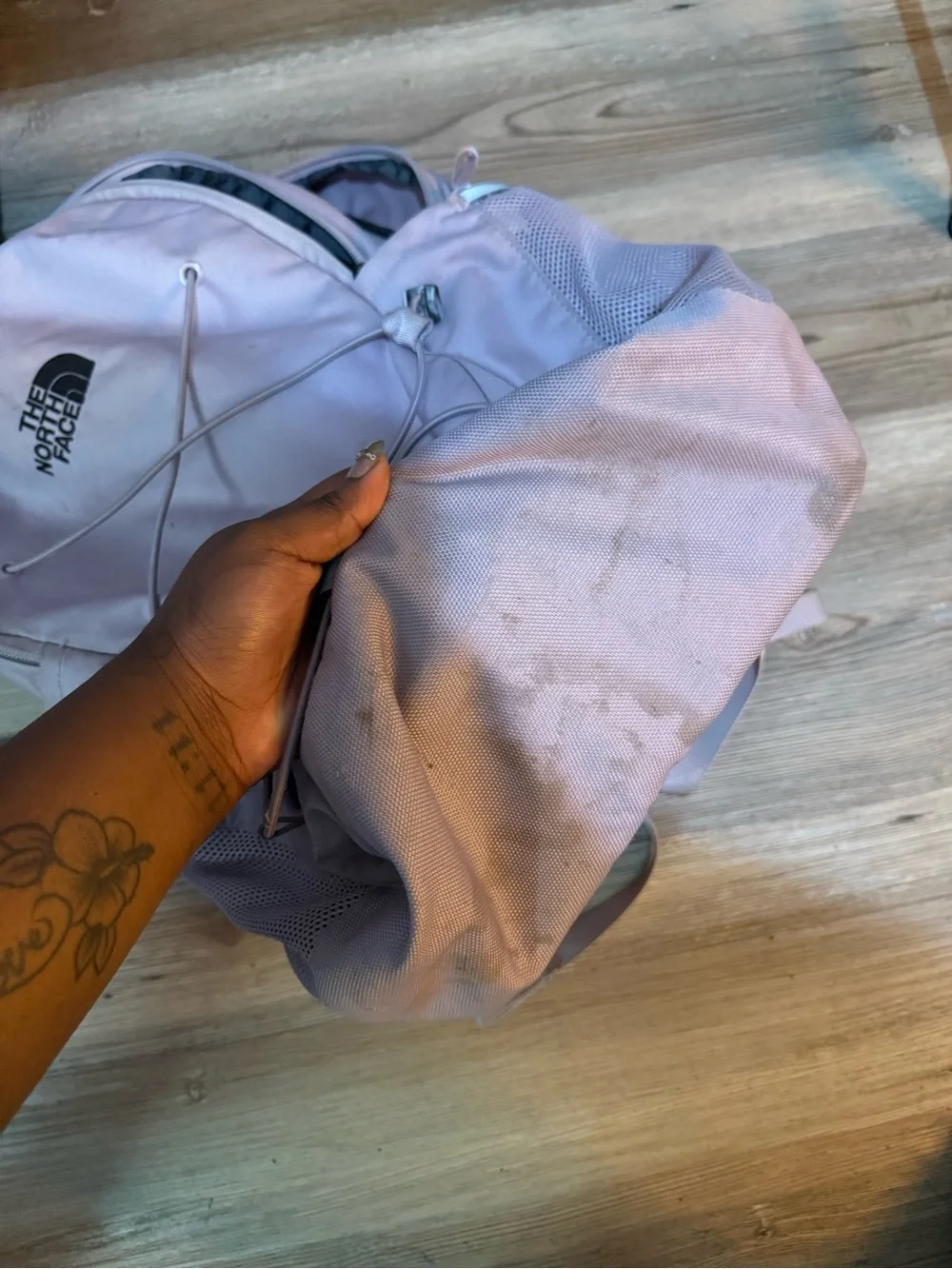 The North Face Jester Backpack in light pink